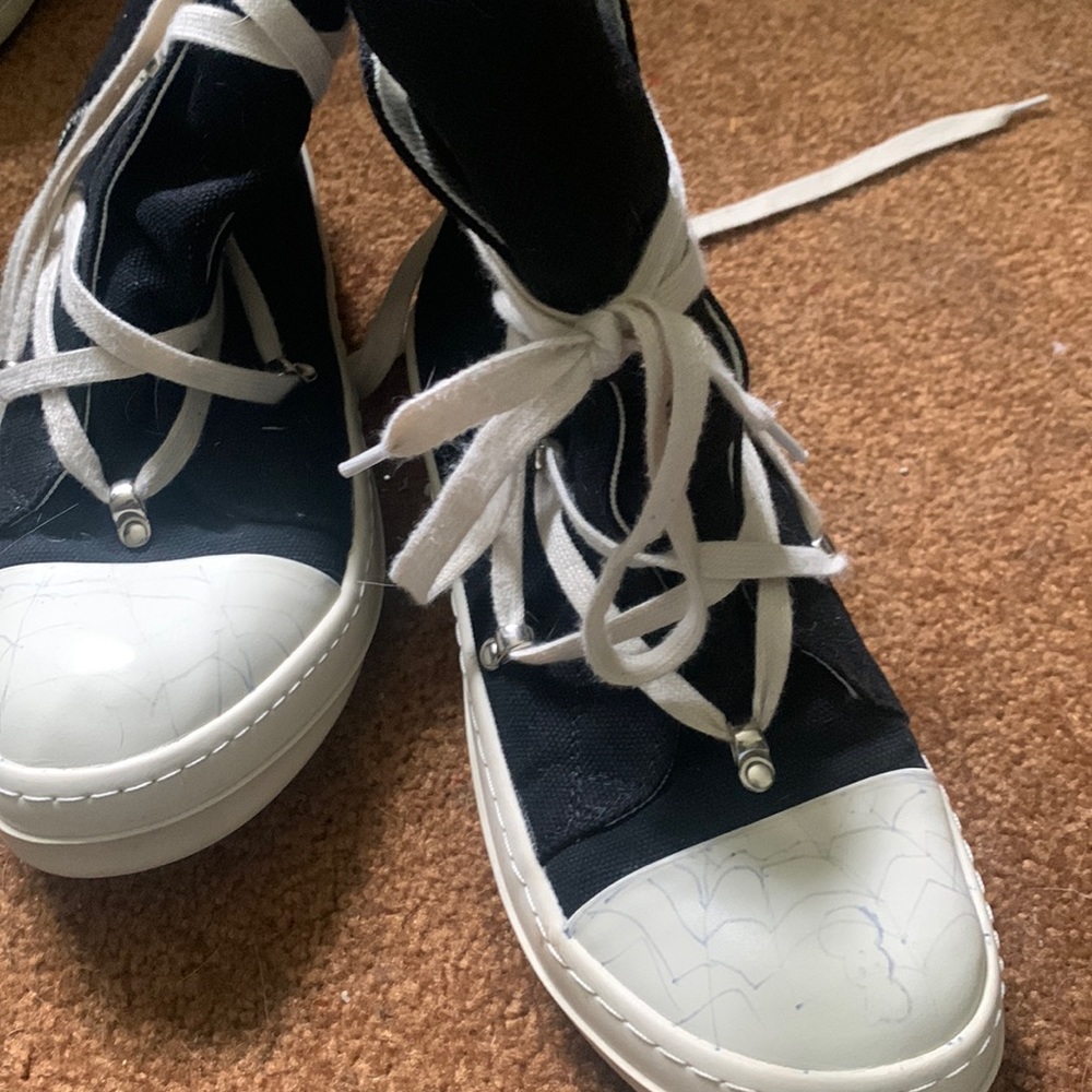 rick owens drkshdw hexagram ramones